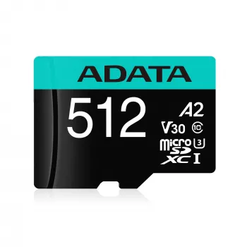 ADATA 512 GB MicroSDXC Class 10 Premier Pro zibatmiņa