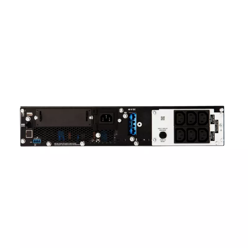 APC Smart-UPS On-Line, 1000VA/1000W, Rackmount 2U, 230V, 6x C13 IEC ligzdas, SmartSlot, Paplašināts darbības laiks, ar sliežu komplektu