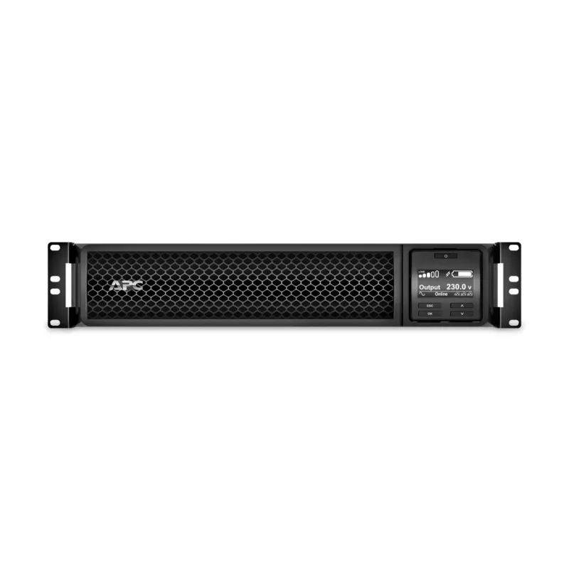 APC Smart-UPS On-Line, 1000VA/1000W, Rackmount 2U, 230V, 6x C13 IEC ligzdas, SmartSlot, Paplašināts darbības laiks, ar sliežu komplektu