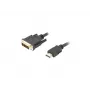 Video kabeļa adapteris LANBERG HDMI Type A (vīr.) uz DVI-D (vīr.), 1,8 m, melns, maks. izšķirtspēja 1920x1200