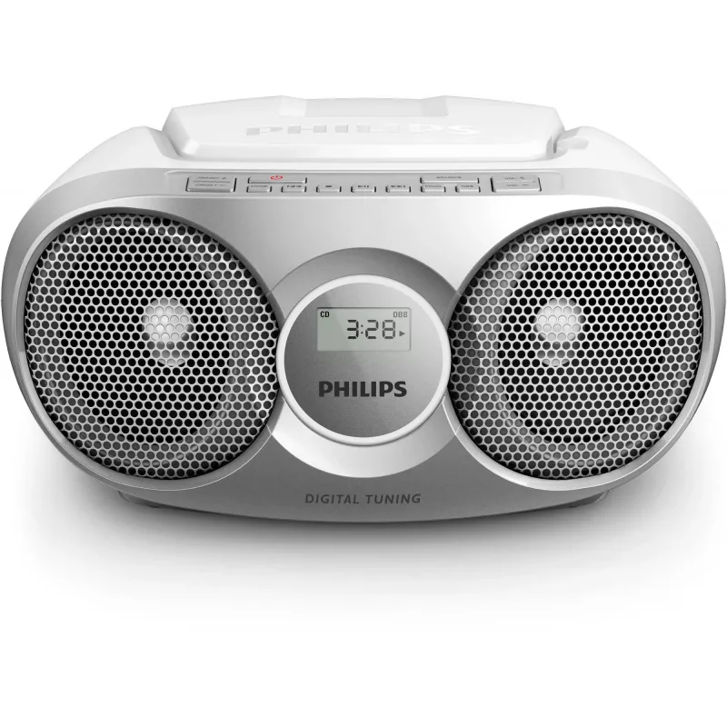 Philips AZ215S/12 portatīvā stereo sistēma 3 W FM Sudraba