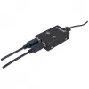 USB koplietošanas slēdzis MANHATTAN 162005, USB 2.0 Type-B, 2 pieslēgvietas, 480 Mbps, 1,5 m kabelis, balts