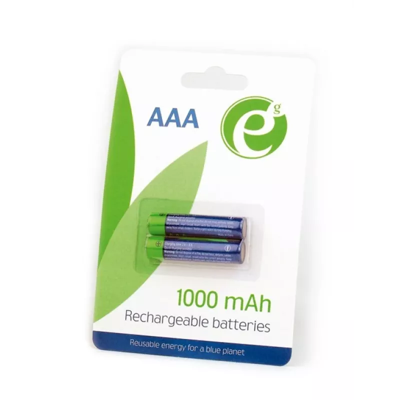 GEMBIRD AAA baterijas Ni-MH uzlādējamas 1000mAh 2 gab.
