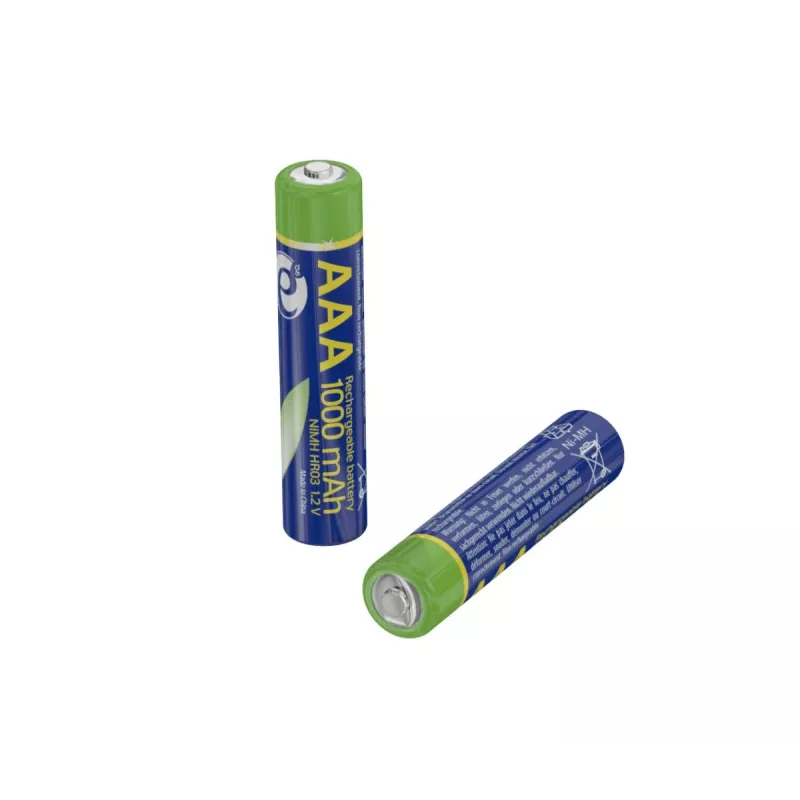 GEMBIRD AAA baterijas Ni-MH uzlādējamas 1000mAh 2 gab.