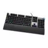 Vadu mehāniskā spēļu tastatūra IBOX AURORA K-4 — QWERTY, 108 taustiņi, regulējams LED fona apgaismojums, ūdensizturīga, USB, 1,6 m kabelis