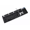 Vadu mehāniskā spēļu tastatūra IBOX AURORA K-4 — QWERTY, 108 taustiņi, regulējams LED fona apgaismojums, ūdensizturīga, USB, 1,6 m kabelis