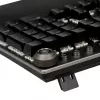 Vadu mehāniskā spēļu tastatūra IBOX AURORA K-4 — QWERTY, 108 taustiņi, regulējams LED fona apgaismojums, ūdensizturīga, USB, 1,6 m kabelis