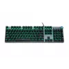 Vadu mehāniskā spēļu tastatūra IBOX AURORA K-4 — QWERTY, 108 taustiņi, regulējams LED fona apgaismojums, ūdensizturīga, USB, 1,6 m kabelis