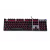 Vadu mehāniskā spēļu tastatūra IBOX AURORA K-4 — QWERTY, 108 taustiņi, regulējams LED fona apgaismojums, ūdensizturīga, USB, 1,6 m kabelis