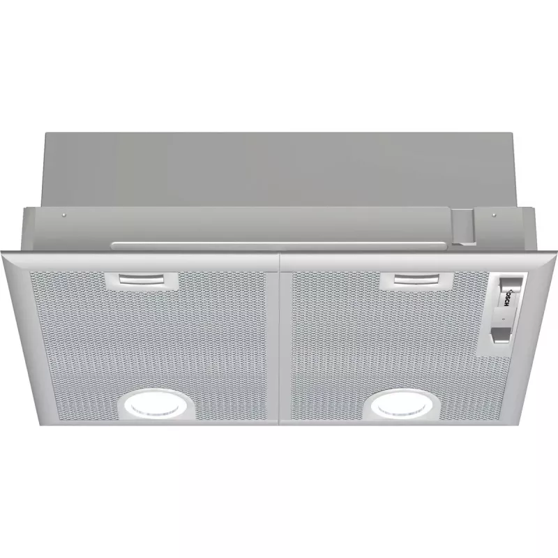 Iebūvējamā tvaika nosūcēja iekārta Bosch Serie 4 DHL555BL, alumīnija filtrs, trokšņa līmenis D