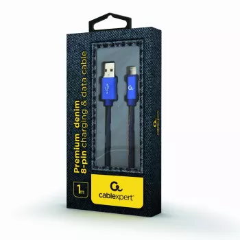 Lightning kabelis Cablexpert CC-USB2J-AMLM-1M-BL