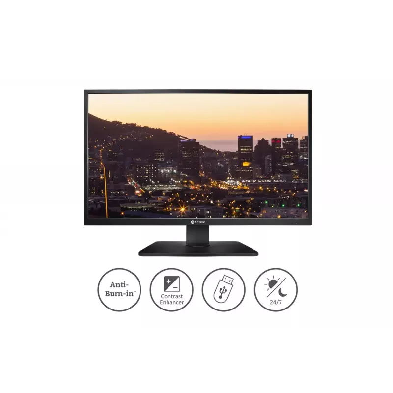 Novērošanas monitors AG Neovo SC-32E 31,5 collas (80 cm) LED 1920×1080, 350 cd/m², HDMI, DVI, VGA, BNC, VESA