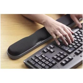 Kensington augstumā regulējams želejas plaukstu balsts tastatūrai melns