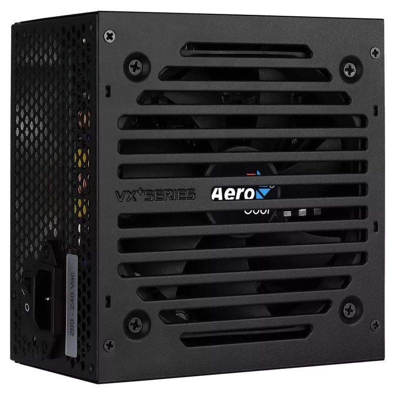 Aerocool VX PLUS 650 barošanas bloks 650 W 20+4 kontaktu ATX ATX Melns