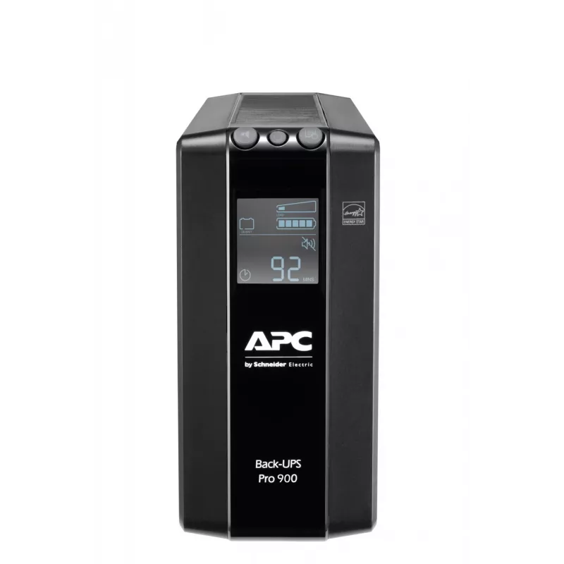 APC Back-UPS PRO BR900MI - 6x C13 izeja, USB, 900VA, līnijas interaktīvs, 0,9 kVA, 540 W, sinusoidāls, 176 V, 294 V
