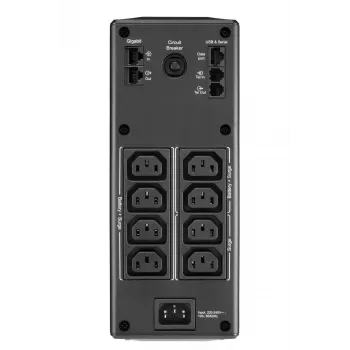 APC Back-UPS Pro, 1300VA/780W, Tornis, 230V, 8x IEC C13 kontaktligzdas, AVR, LCD, lietotāja nomaināms akumulators