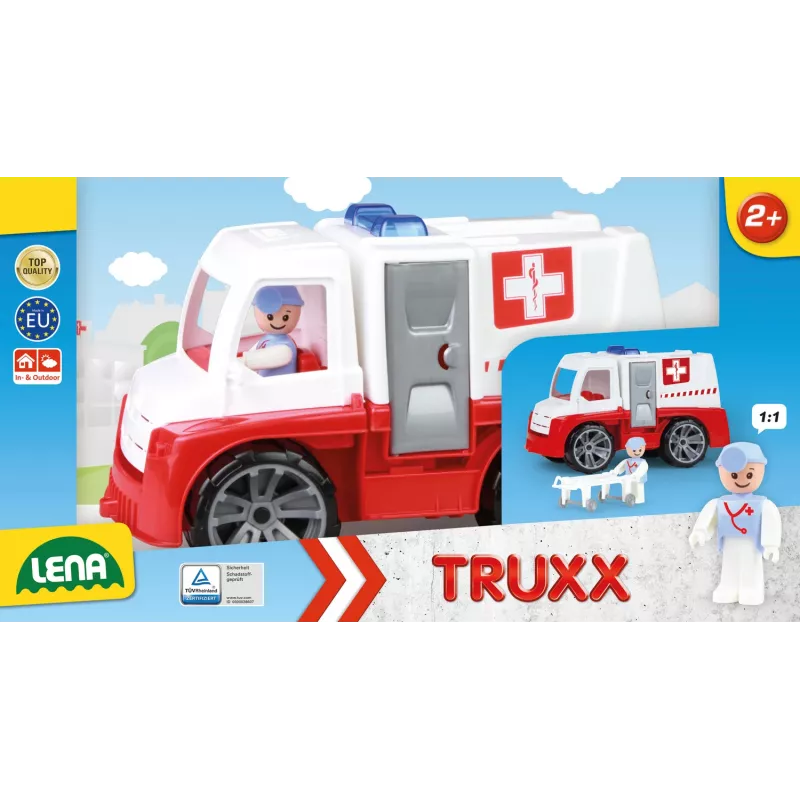 Kravas automašīna Lena TRUXX Ātrā palīdzība ar piederumiem