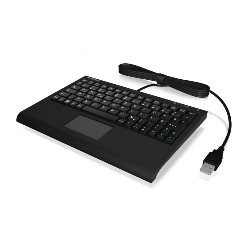 KeySonic ACK-3410 (US) tastatūra Birojs USB ASV angļu Melna