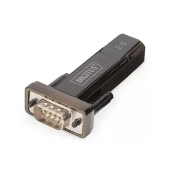 DIGITUS USB 2.0 uz seriālo pārveidotājs, DSUB 9M, iekļauts USB A kabelis 80cm