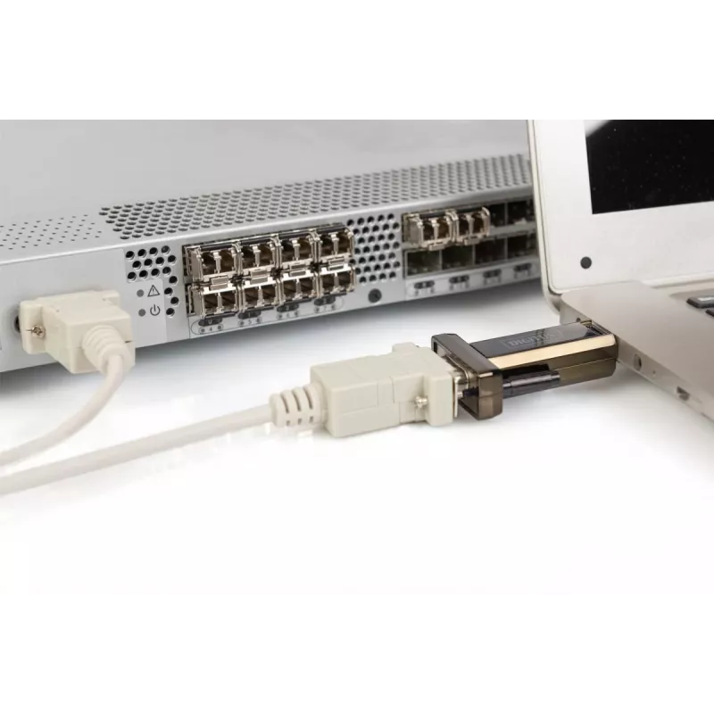 DIGITUS USB 2.0 uz seriālo pārveidotājs, DSUB 9M, iekļauts USB A kabelis 80cm