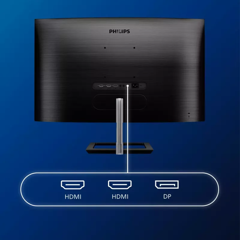 Philips E Line 328E1CA/00 datora monitors 80 cm (31,5 collu) 3840 x 2160 pikseļi 4K Ultra HD LCD Melns