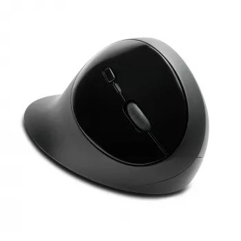 Kensington Pro Fit Ergo bezvadu pele — melna, labā roka, RF bezvadu + Bluetooth, 1600 DPI, melna