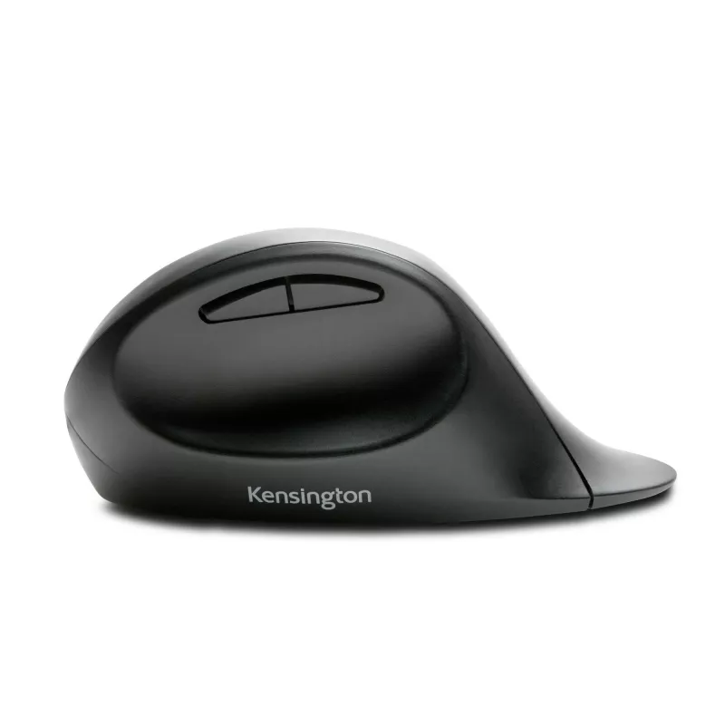 Kensington Pro Fit Ergo bezvadu pele — melna, labā roka, RF bezvadu + Bluetooth, 1600 DPI, melna