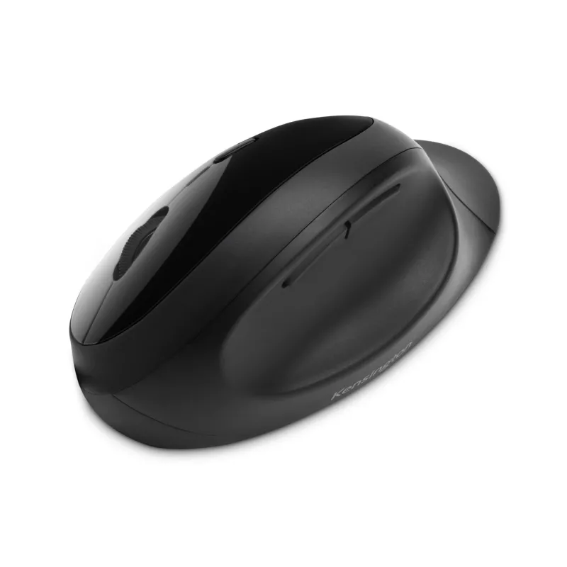 Kensington Pro Fit Ergo bezvadu pele — melna, labā roka, RF bezvadu + Bluetooth, 1600 DPI, melna