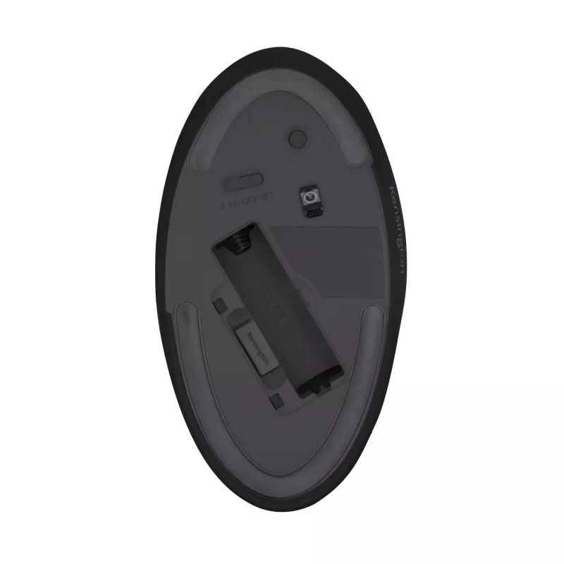 Kensington Pro Fit Ergo bezvadu pele — melna, labā roka, RF bezvadu + Bluetooth, 1600 DPI, melna