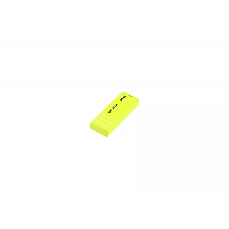 USB zibatmiņa GOODRAM UME2 64 GB USB Type-A 2.0, dzeltena, bez vāciņa, plastmasa