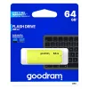 USB zibatmiņa GOODRAM UME2 64 GB USB Type-A 2.0, dzeltena, bez vāciņa, plastmasa