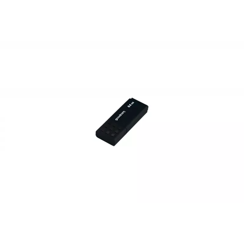 USB zibatmiņas disks GOODRAM UME3 64 GB USB Type-A 3.2 Gen 1, lasīšana 60 MB/s, rakstīšana 20 MB/s, melna