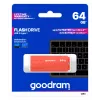 USB zibatmiņa GOODRAM UME3 64 GB USB Type-A 3.2 Gen 1, oranža, lasīšana 60 MB/s, rakstīšana 20 MB/s