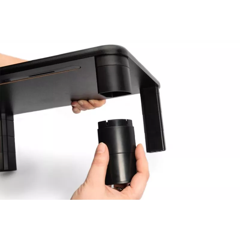 DIGITUS regulējams galda monitora pacēlājs 400x280x143mm; maks. slodze līdz 10 kg
