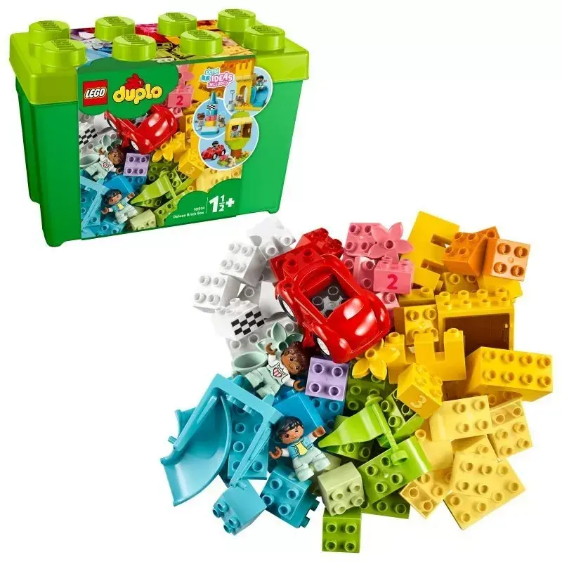 LEGO DUPLO 10914 ķieģeļu kaste — 65 detaļu konstruēšanas komplekts mazuļiem no 1,5 gadu vecuma