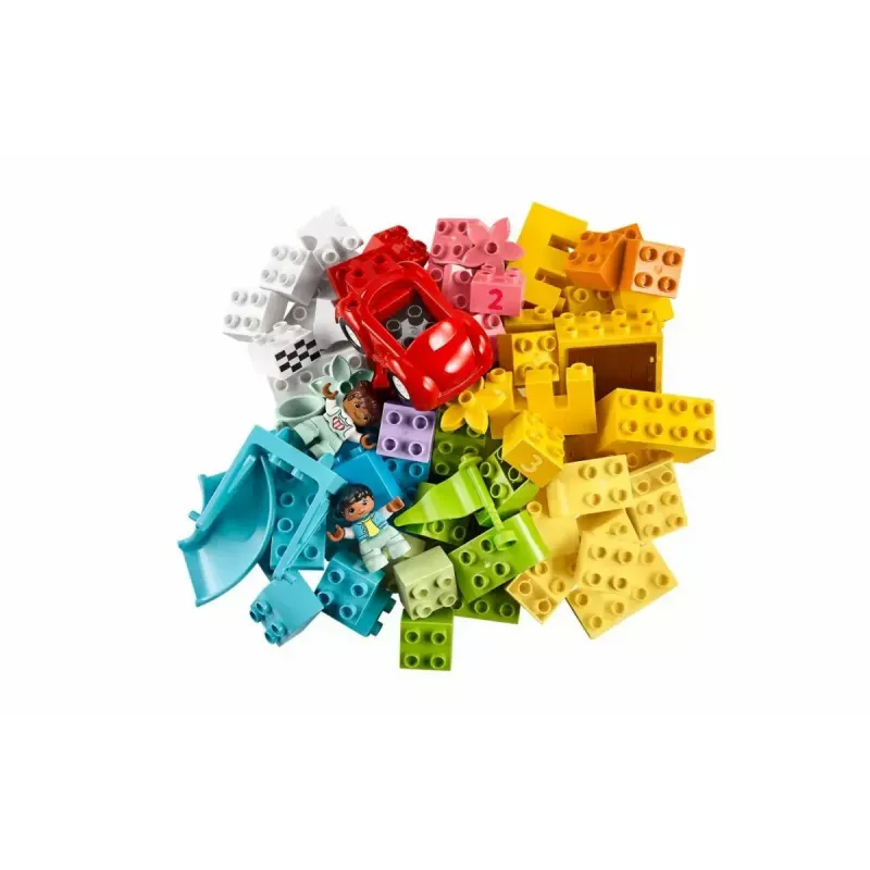 LEGO DUPLO 10914 ķieģeļu kaste — 65 detaļu konstruēšanas komplekts mazuļiem no 1,5 gadu vecuma