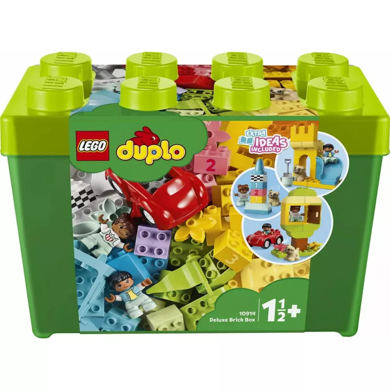 LEGO DUPLO 10914 ķieģeļu kaste — 65 detaļu konstruēšanas komplekts mazuļiem no 1,5 gadu vecuma