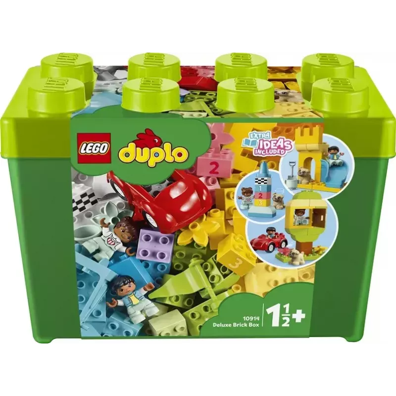 LEGO DUPLO 10914 ķieģeļu kaste — 65 detaļu konstruēšanas komplekts mazuļiem no 1,5 gadu vecuma