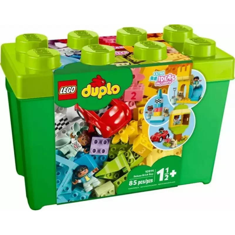 LEGO DUPLO 10914 ķieģeļu kaste — 65 detaļu konstruēšanas komplekts mazuļiem no 1,5 gadu vecuma