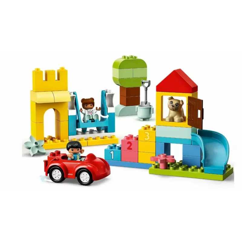 LEGO DUPLO 10914 ķieģeļu kaste — 65 detaļu konstruēšanas komplekts mazuļiem no 1,5 gadu vecuma