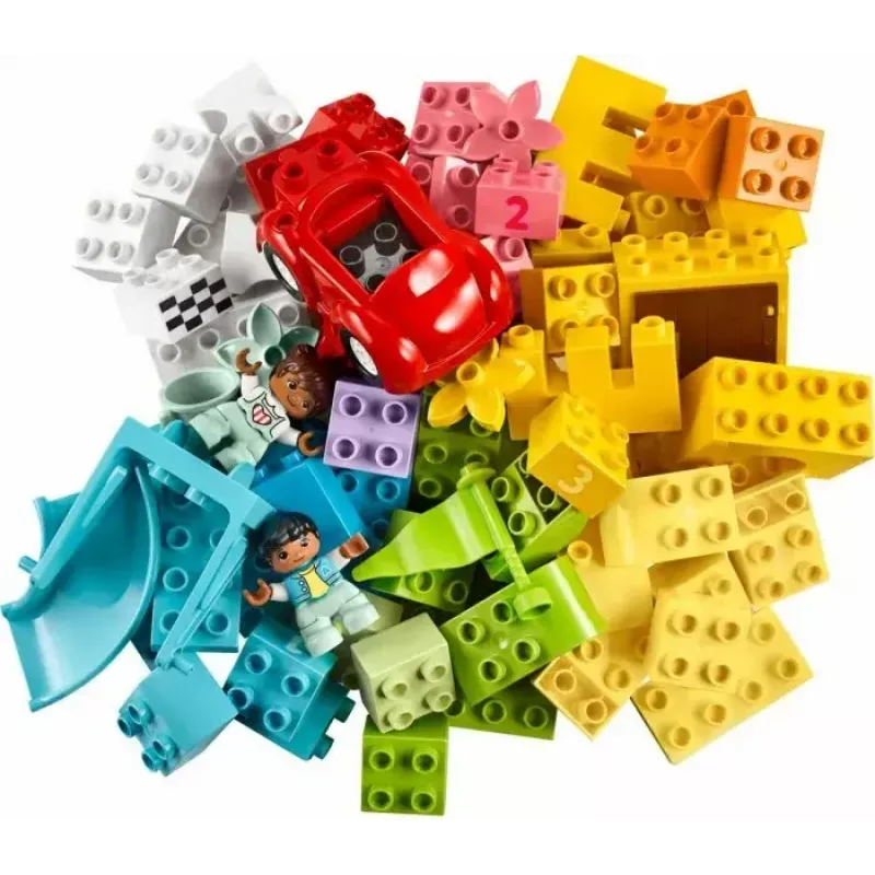 LEGO DUPLO 10914 ķieģeļu kaste — 65 detaļu konstruēšanas komplekts mazuļiem no 1,5 gadu vecuma