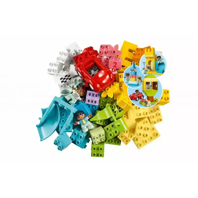 LEGO DUPLO 10914 ķieģeļu kaste — 65 detaļu konstruēšanas komplekts mazuļiem no 1,5 gadu vecuma