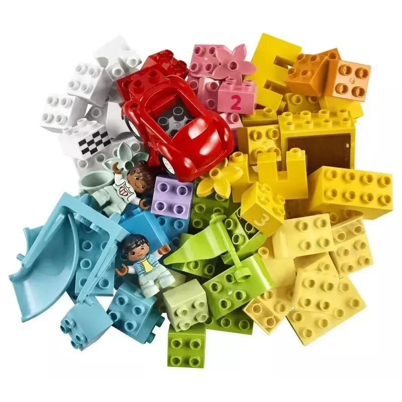 LEGO DUPLO 10914 ķieģeļu kaste — 65 detaļu konstruēšanas komplekts mazuļiem no 1,5 gadu vecuma
