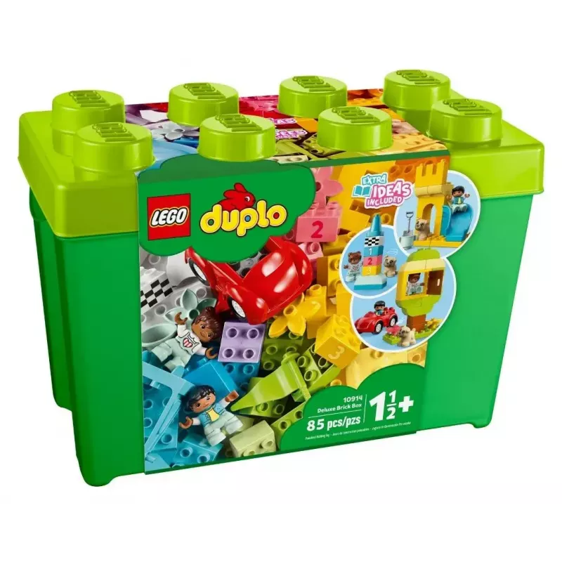 LEGO DUPLO 10914 ķieģeļu kaste — 65 detaļu konstruēšanas komplekts mazuļiem no 1,5 gadu vecuma