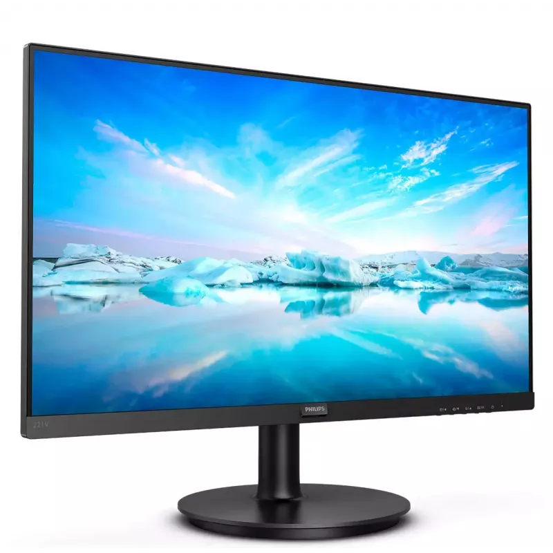 Philips V Line 221V8/00 datora monitors 54,6 cm (21,5 collu) 1920 x 1080 pikseļi Full HD LED Melns
