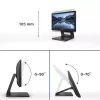 Philips 162B9T/00 datora monitors 39,6 cm (15,6 collu) 1366 x 768 pikseļi HD LCD skārienekrāns Melns