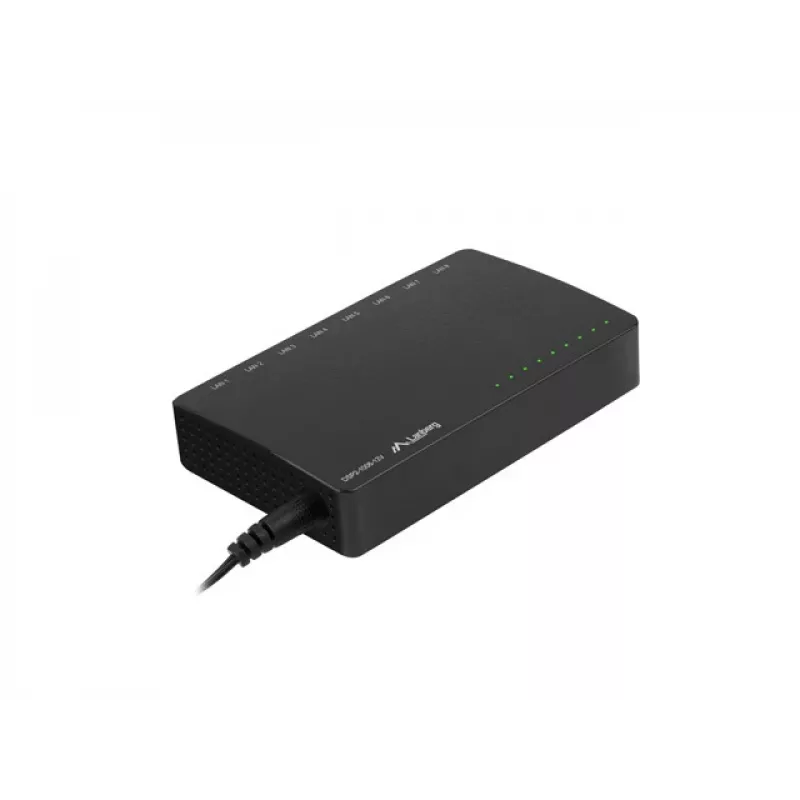 LANBERG Slēdzis Dsp2-1008-12v 8x 1gb/s Nepārvaldāms Gigabit Ethernet Galddators 12v