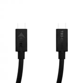 i-tec Thunderbolt 3 – klases kabelis, 40 Gbps, 100 W strāvas padeve, saderīgs ar USB-C, 150 cm