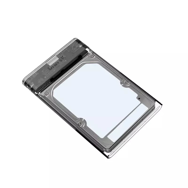 Unitek HDD/SSD korpuss S1103A Caurspīdīgs, paredzēts 2,5 collu SATA III diskdziņiem, USB 3.1 Gen 1 (Micro-USB B)