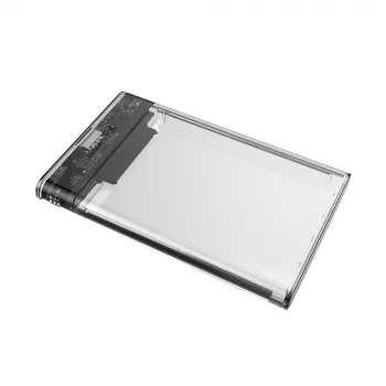 Unitek HDD/SSD korpuss S1103A Caurspīdīgs, paredzēts 2,5 collu SATA III diskdziņiem, USB 3.1 Gen 1 (Micro-USB B)